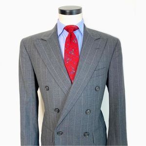 VINTAGE Polo University Club Double Breasted Blazer 38